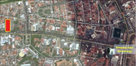 Jarak Dekat sekali dari Pusat Kota Semarang, Simpang Lima