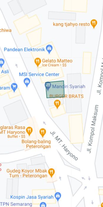 Kantor MT Haryono 914A Semarang Map